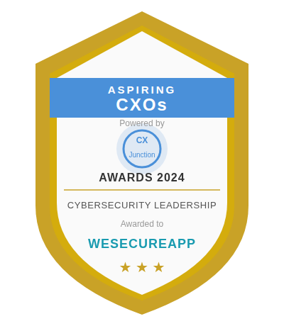 Aspiring CXOs Awards 2024 - Cybersecurity Leadership